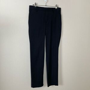 SPAO Womens Black Straight‎ Leg Dress Pants Trousers Professional Office Wear